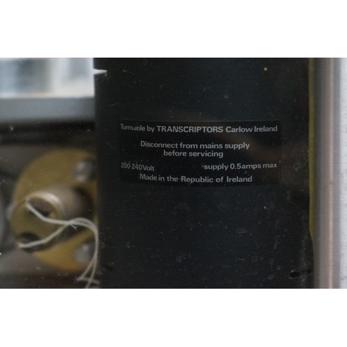 754 - Music Equipment - Iconic 1970's Transcriber turntable by Transcriptors.  Purchased new by the vendor... 