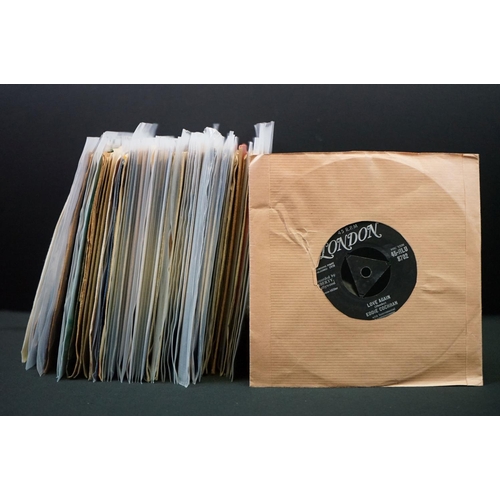 224 - Vinyl -  60 original UK Rock ’N’ Roll / Rockabilly / Doo Wop singles on London Records, to include m... 