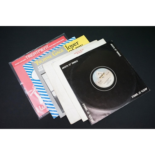 590 - Vinyl - Soul / Funk - Over 80 Original 12” singles to include:  Paapa Jay - Set You Up (1985, UK Ori... 