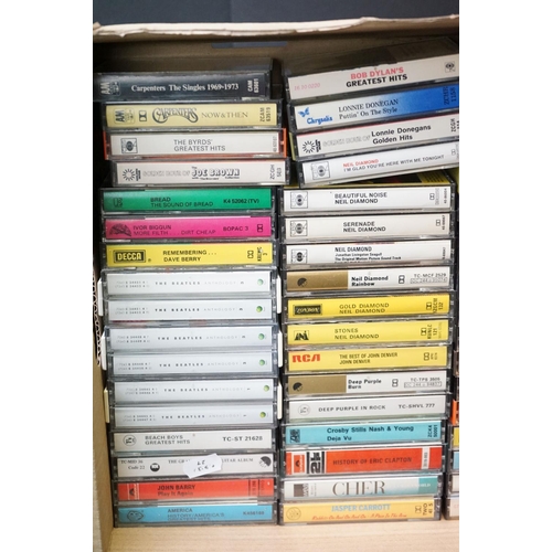 693 - Cassettes - Over 30 cassettes and two box sets including The Beatles, ELP, Deep Purple, Eric Clapton... 