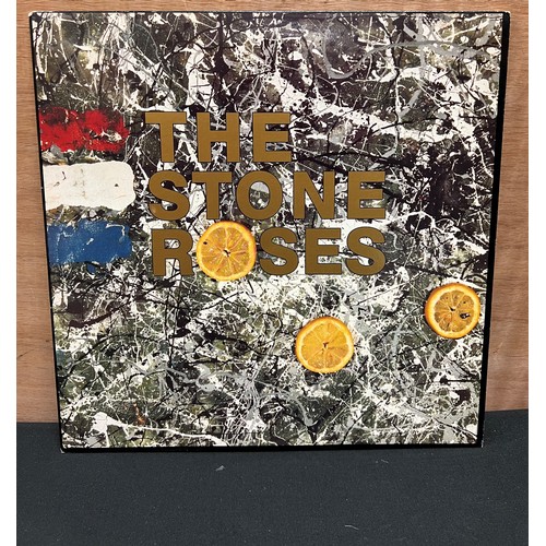 745 - Vinyl - The Stone Roses Self Titled LP reissue on Silvertone Records 1184-1-J RE 1. Sleeve opening h... 