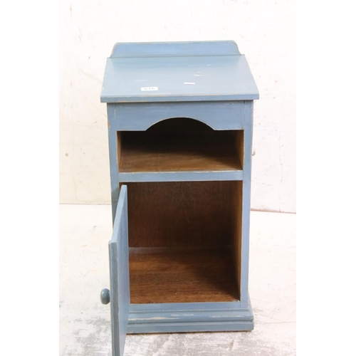 616 - Painted Bedside Cupboard, 36cm wide x 68cm high