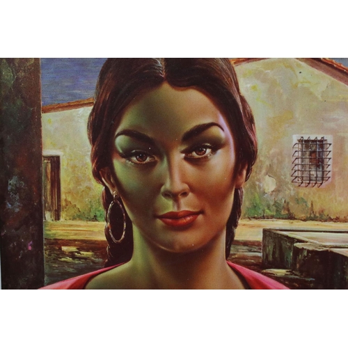 529 - Joseph Henry Lynch (28 October 1911 – 16 January 1989) ' Lalinda The Gypsy ' Mid 20th Century Retro ... 