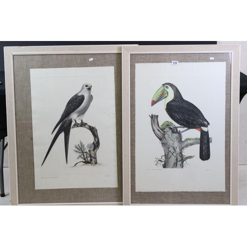 539 - Jack Coutu (1924-2017) - Two artists proof signed prints to include ' Sulphur Breasted Toucan ' (A/P... 