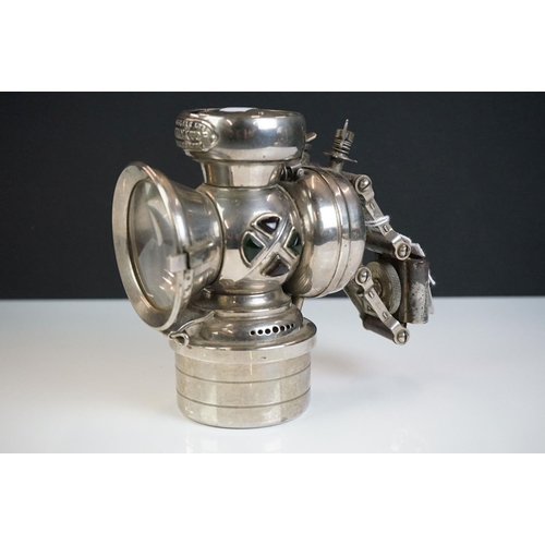 120 - Edwardian Lucas Ltd. Second Model 'Luminator' Bicycle Lamp. It is model No 333, dating from the earl... 