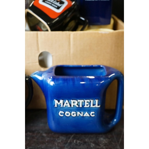 87 - Collection of 38 branded ceramic advertising water jugs to include many whisky examples, to include ... 