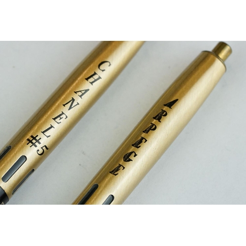 266 - Pair of advertising Chanel No.5 Arpege ball point pens, in original box

Provenance: from the privat... 