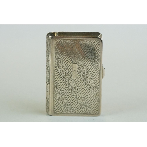 306 - Silver snuff box modelled as a book 