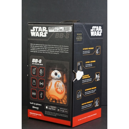 475 - Boxed Star Wars Disney Sphero BB-8 phone-controlled toy, together with a Funko Pop Star wars ' The M... 