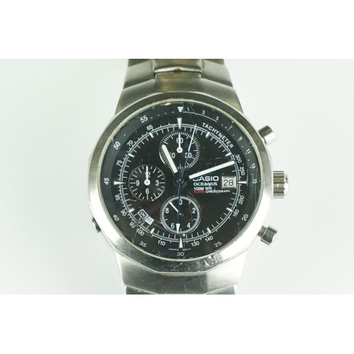 382 - Casio Oceanius chronograph watch