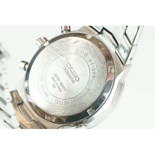 382 - Casio Oceanius chronograph watch