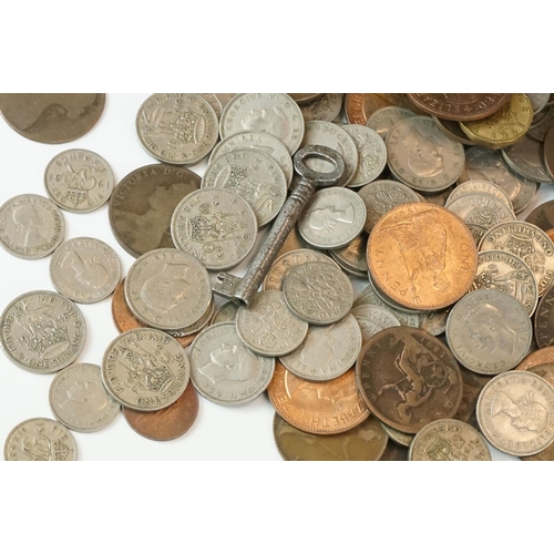 407 - Coin collection including silver and vintage pennies