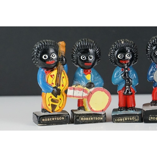 415 - A collection of Robinsons advertising band figures.