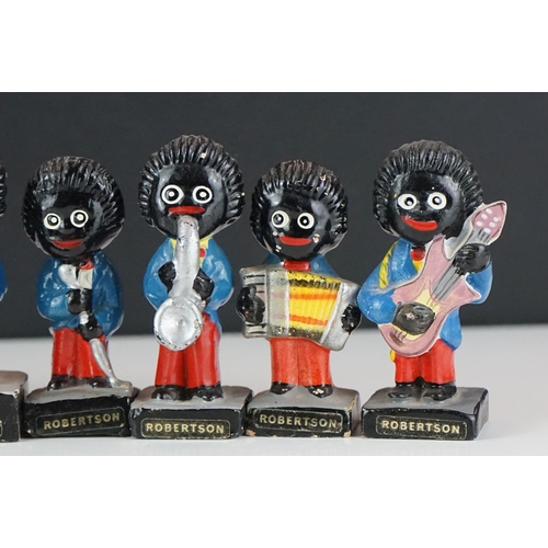 415 - A collection of Robinsons advertising band figures.