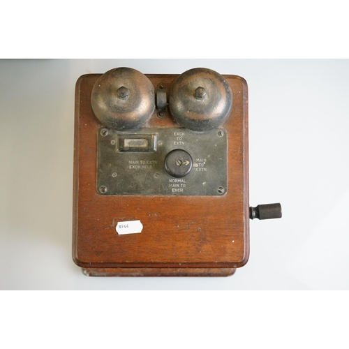 492 - Mid 20th Century Bush Bakelite mains radio type DAC.90.A, 30cm wide, together with a Bakelite Ultra ... 