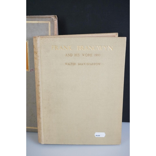 437 - Three Frank Brangwyn (1867-1956) hardback books containing many black & white plates depicting his e... 