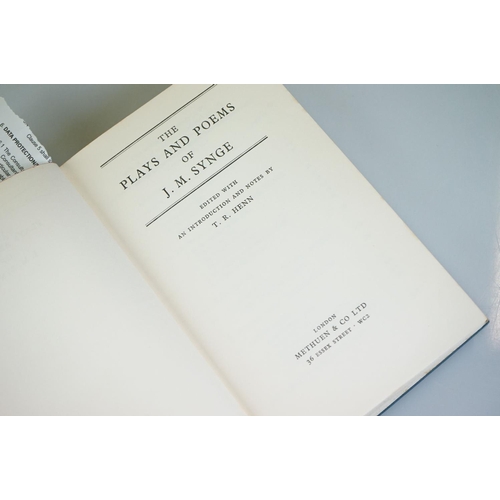 440 - Synge J. M and T R Henn, Plays and Poems, first edition 1963, Seamus Heaney - Human Chain, 2 vols an... 