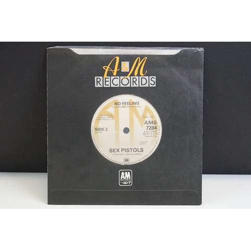 100 - Vinyl - Sex Pistols God Save The Queen on A&M AMS 7284.  A super clean copy of the rare withdrawn A&... 