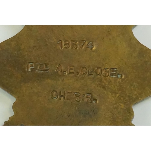 14 - A British Full Size World War One 1914-1915 Star Medal, Correctly Named And Issued To No.18374 PTE. ... 