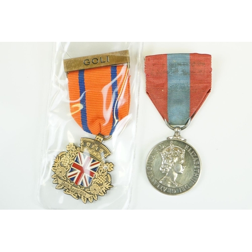 3 - A Collection Of Full Size British Medals To Include The Africa Star Medal, The Imperial Service Meda... 