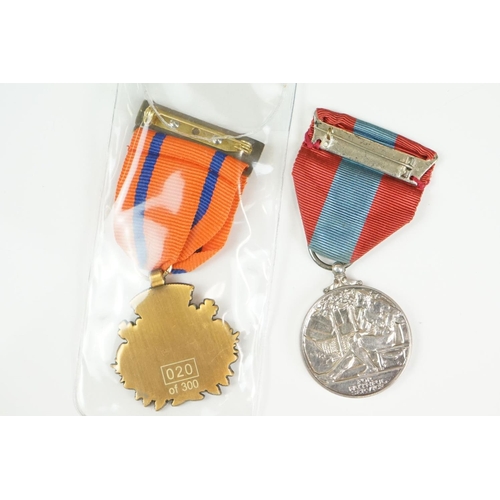 3 - A Collection Of Full Size British Medals To Include The Africa Star Medal, The Imperial Service Meda... 