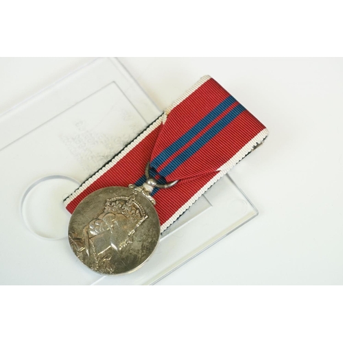 3 - A Collection Of Full Size British Medals To Include The Africa Star Medal, The Imperial Service Meda... 