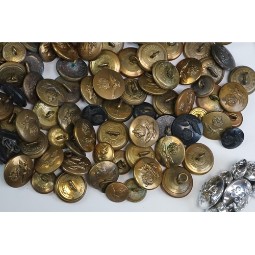 30 - A Large Collection Of Mainly Royal Air Force / RAF Buttons To Include Many World War Two Examples.