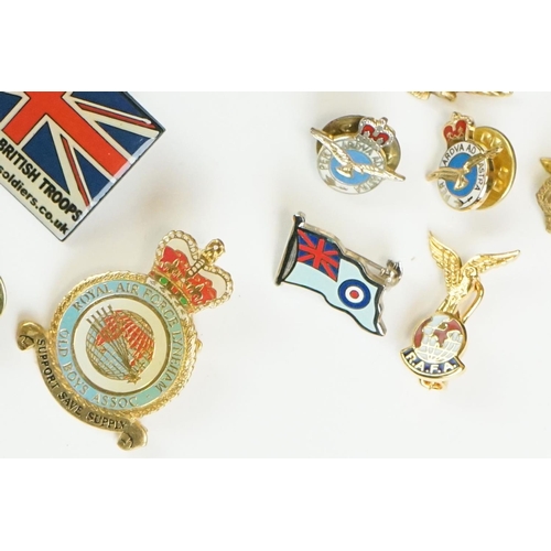 4 - A Small Collection Of Military Badges To Include A Fully Hallmarked Sterling Silver Air Raid Precaut... 