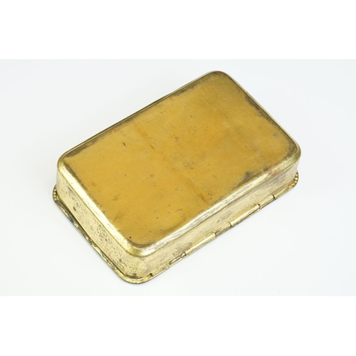 47 - A British World War One Christmas 1914 Princess Mary Brass Gift Tin.