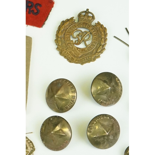 49 - A Small Group Of British Militaria Relating To The Royal Engineers Regiment And The Indian Engineers... 