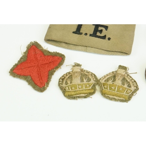 49 - A Small Group Of British Militaria Relating To The Royal Engineers Regiment And The Indian Engineers... 