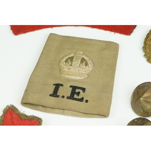 49 - A Small Group Of British Militaria Relating To The Royal Engineers Regiment And The Indian Engineers... 