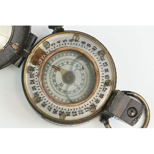 90 - A British World War Two Military Issued Mk.III Marching Compass By T.G.Co. Ltd Of London, No. B11672... 