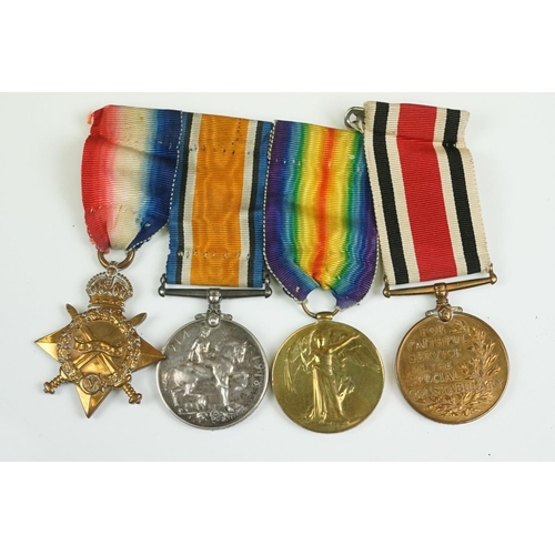 100 - A British World War One Full Size Medal Trio To Include The Great War Of Civilisation Victory Medal,... 