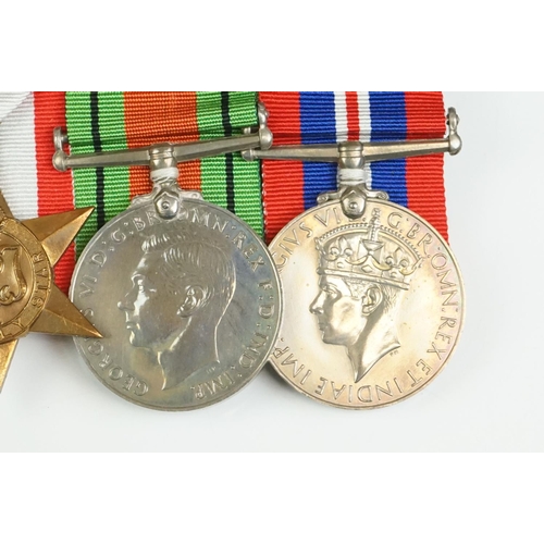 112 - A Full Size British World War Two Medal Group Of Five To Include The 1939-1945 British War Medal, Th... 