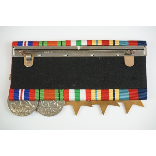 112 - A Full Size British World War Two Medal Group Of Five To Include The 1939-1945 British War Medal, Th... 