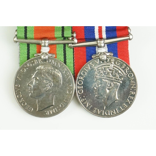 114 - A British Full Size World War Two Medal Pair To Include The 1939-1945 British War Medal And The 1939... 