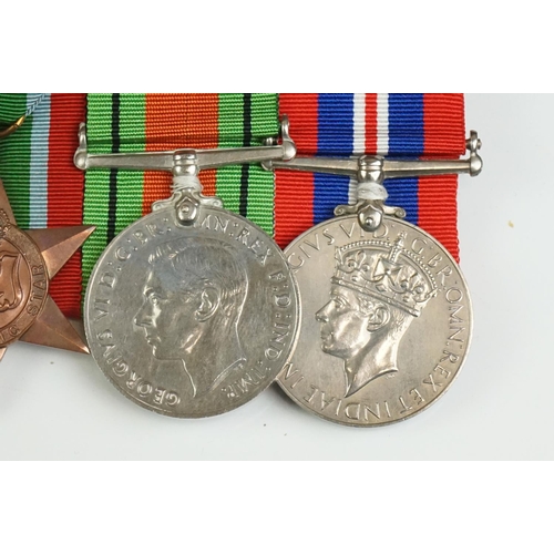 115 - A British Full Size World War Two Medal Group Of Five To Include The 1939-1945 British War Medal, Th... 