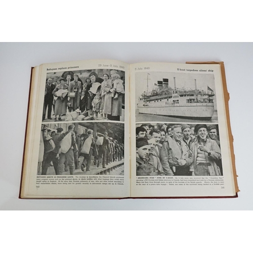 127 - Books - The War In Pictures In Six Hardback Volumes.