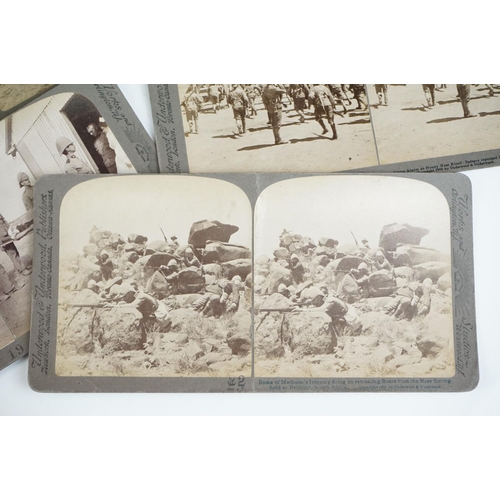 150 - A Collection Of Over Forth Five Military Stereoscope Slides Depicting Images From The Boer War, Publ... 