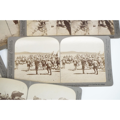 150 - A Collection Of Over Forth Five Military Stereoscope Slides Depicting Images From The Boer War, Publ... 