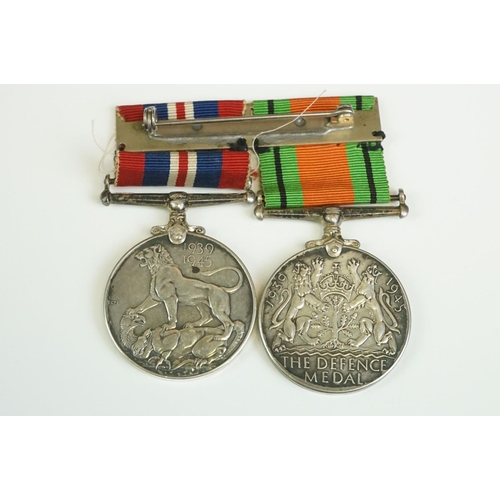 154 - A British World War Two Full Size Medal Pair To Include The 1939-1945 British War Medal And The 1939... 