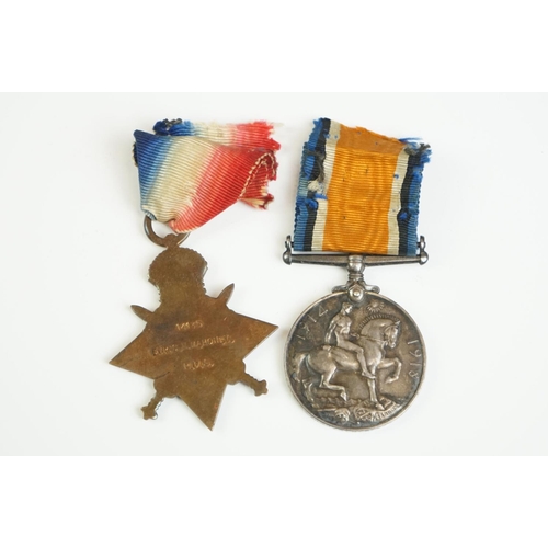 160 - A British World War One Full Size Medal Pair To Include The 1914-1918 British War Medal And The 1914... 