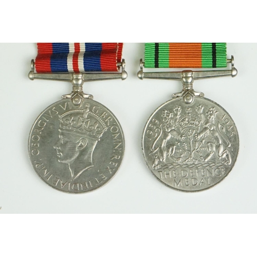 164 - A British World War Two Full Size Medal Pair To Include The 1939-1945 British War Medal And The 1939... 