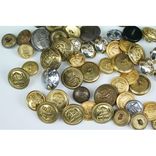 167 - A Small Collection Of Mainly British Military Regimental Buttons To Include The Air Training Corp, R... 