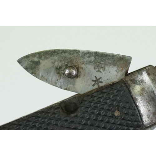 169 - A British Royal Navy Pre World War Two / WW2 Rigging Knife With Marlin Spike, Dated For 1938 And Mak... 