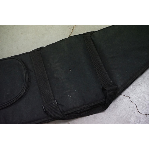 182 - A Black Canvas Rifle / Gun Case.