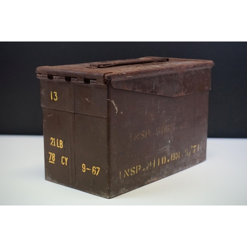 189 - A British Military H83 Mk.1 Ammunition Box Dated 1967.