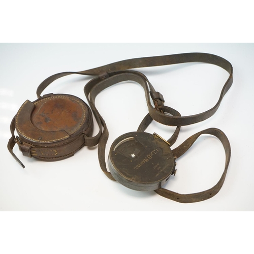 195 - A Pre World War One British Military Issued Clinometer Made By Troughton & Simms No.3567, Dated 1908... 