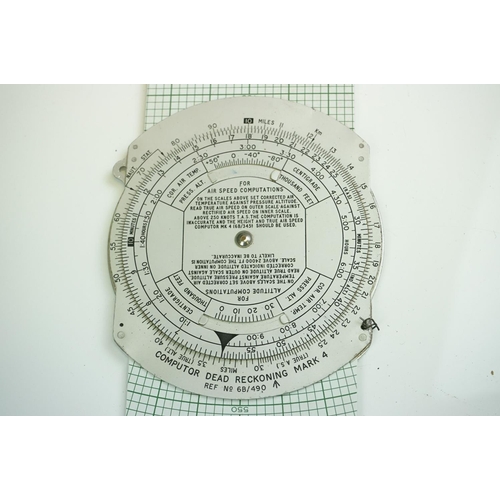 225 - A Group Of Mixed Royal Air Force / Air Ministry Collectables To Include A Computer Dead Reckoning MK... 